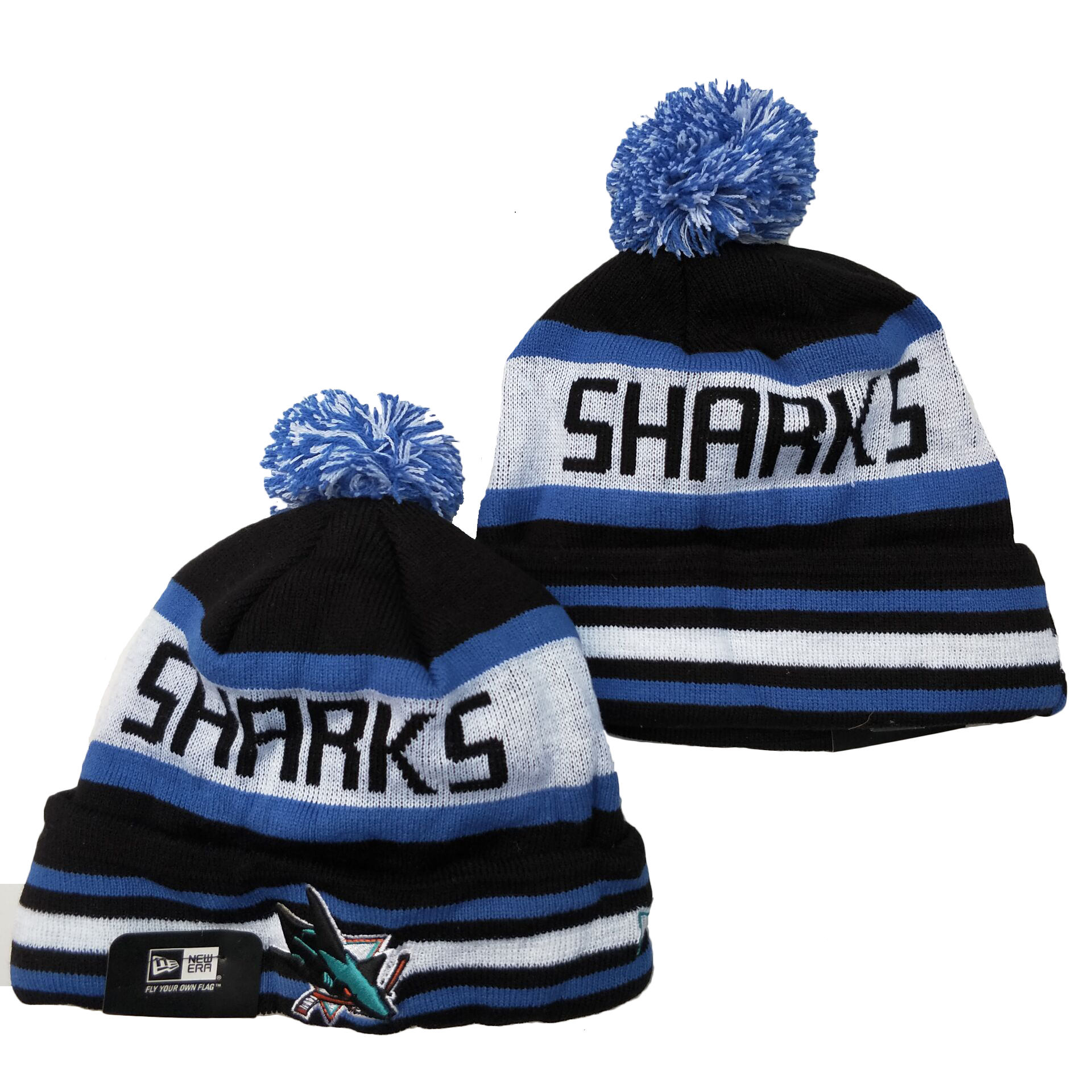San Jose Sharks Knit Hats 001